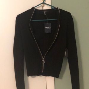 Black light weight jacket. Never worn